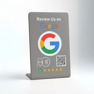 Google Review Stand NFC + QR Tap Sign Review Stands
