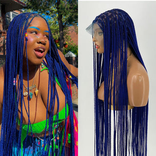 Shade knotless (PREMIUM BLUE) cost extra $50 for calf length