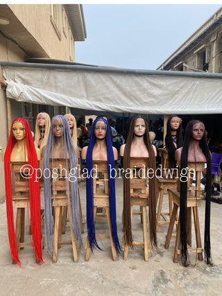 Shade knotless (PREMIUM BLUE) cost extra $50 for calf length