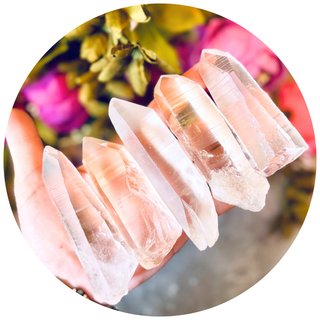 Lemurian Quartz Points, Lemurian Seed Quartz