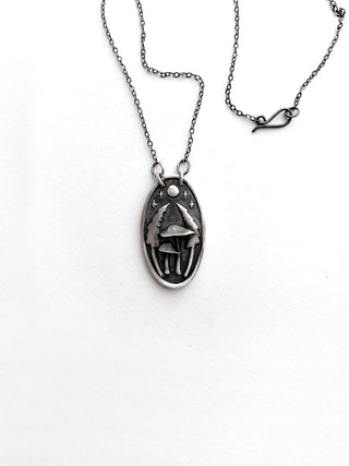 Mushrooms in the Forest Necklaces