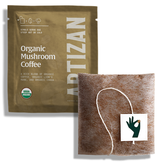 Organic Mushroom Coffee Singles Vitality with Lion’s Mane & Chaga