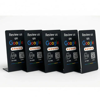 Google Review Stand NFC + QR Tap Sign Review Stands