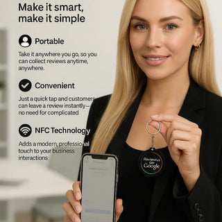 NFC Payment Keychain – NTAG215, Tap to Pay with PayPal, Zelle, CashApp