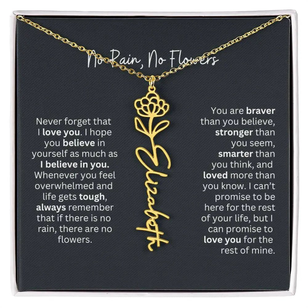 No Rain No Flowers