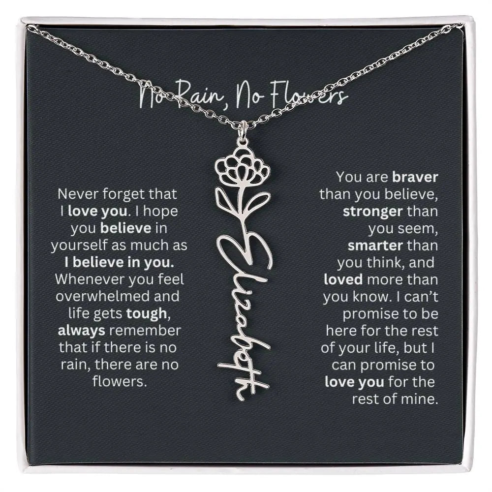 No Rain No Flowers