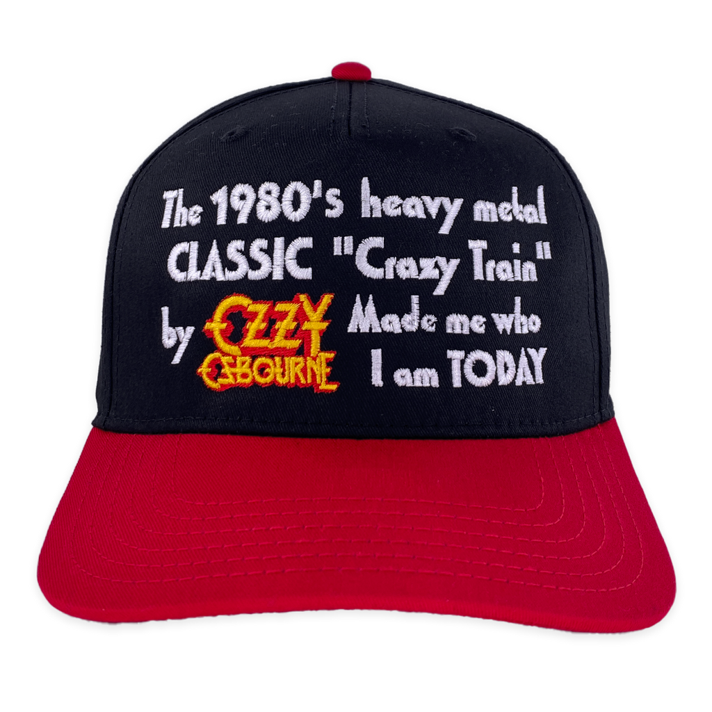Crazy Train Custom Embroidered Hat