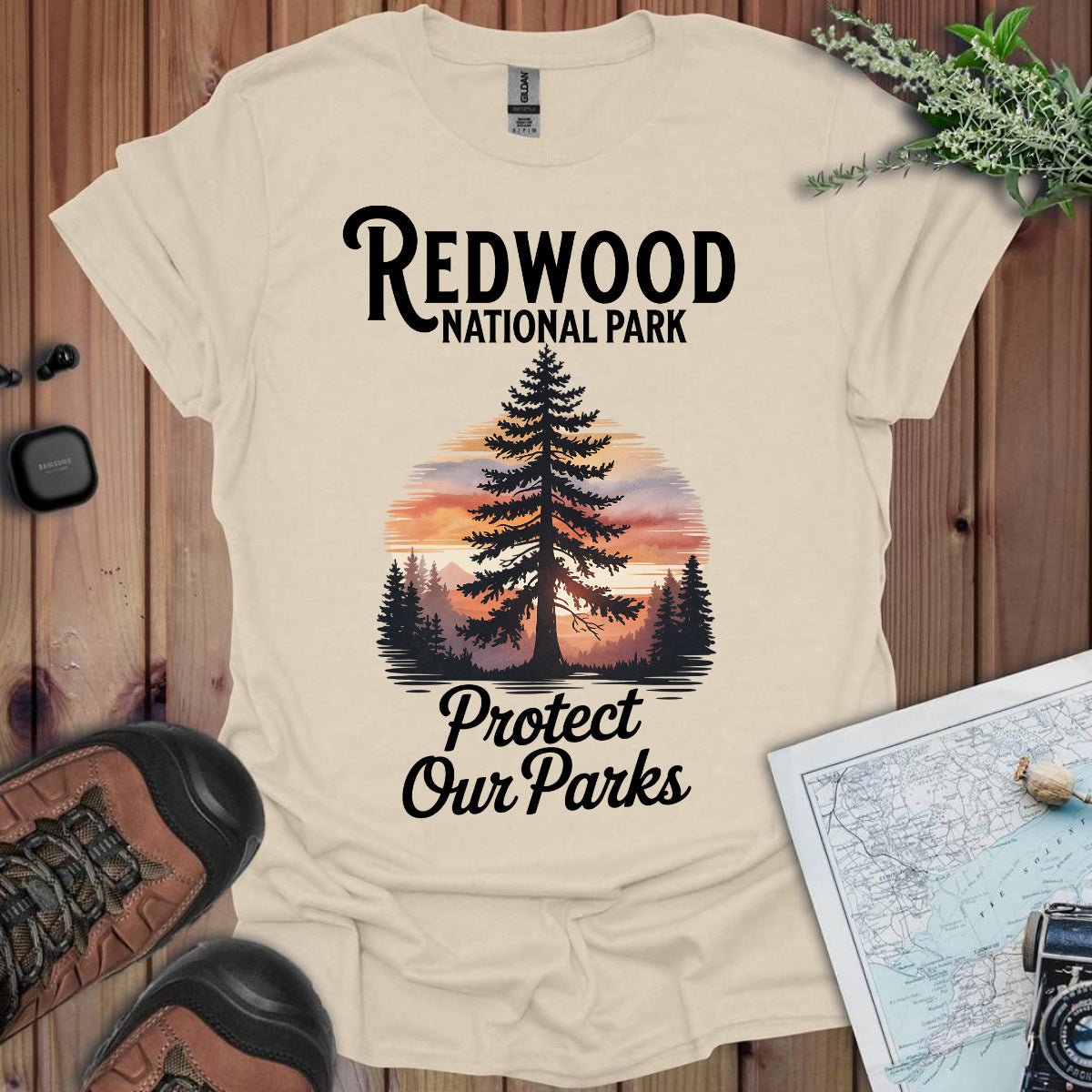 Protect Our Parks Redwood T-Shirt