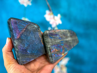Purple Labradorite Crystal Freeform, Rainbow Labradorite, White Labradorite, Grey Labradorite