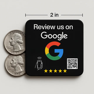 Google Review Nfc Sticker (2x2)– Tap to Review System for Businesses