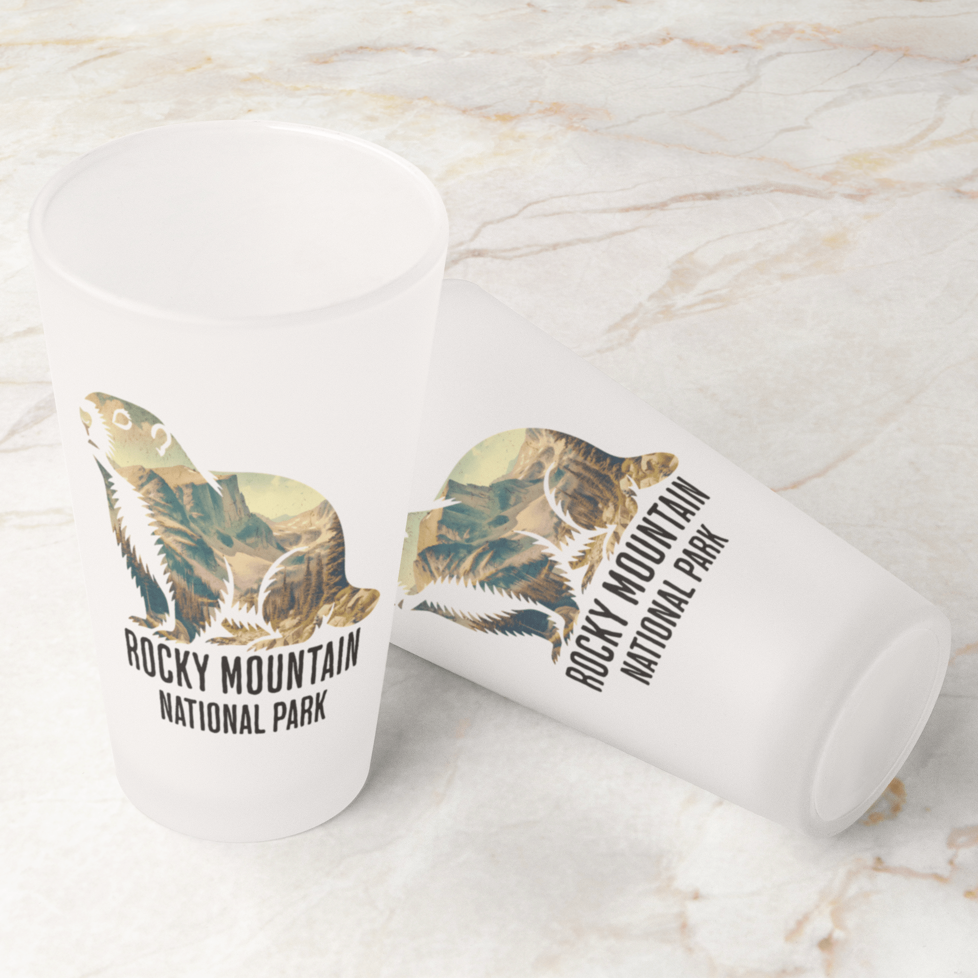 Rocky Mountain National Park Marmot Frosted Pint