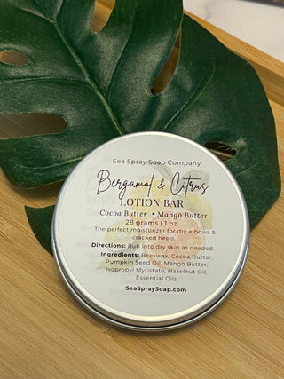 Solid Lotion Bars + Tin