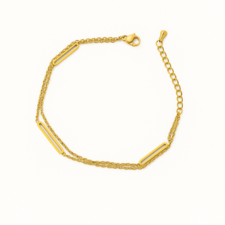 Bar Charm Bracelet