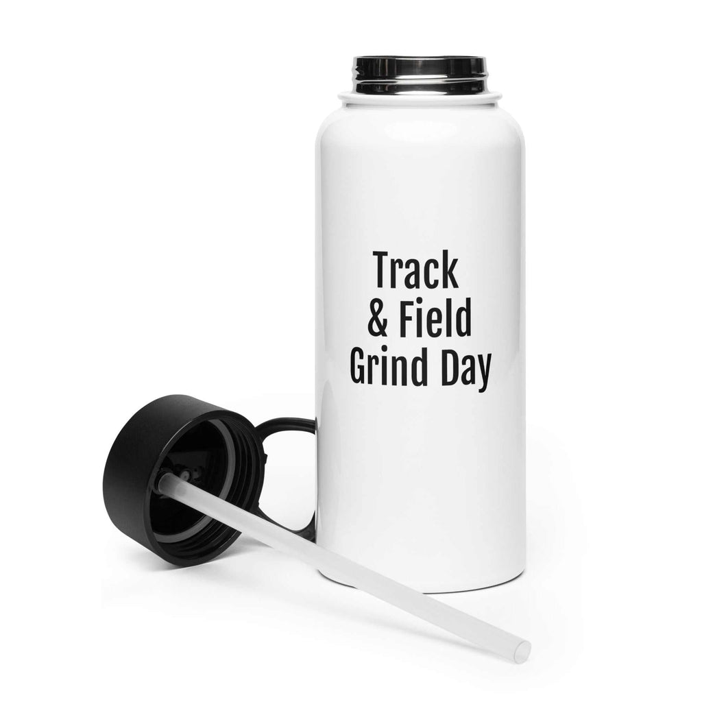 Stainless steel water bottle with a straw lid - L2N2