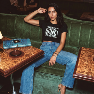 Straight Outta Alcohol Cropped T-Shirt