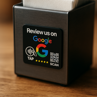 Google Review Nfc Sticker (2x2)– Tap to Review System for Businesses