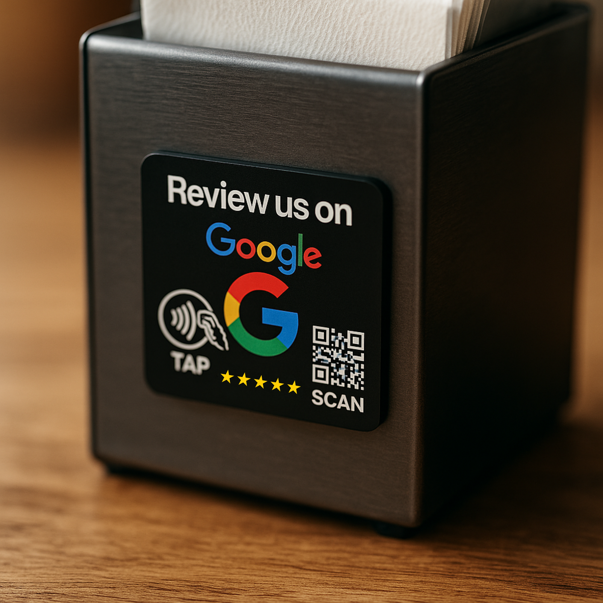 Google Review Nfc Sticker (2x2)– Tap to Review System for Businesses