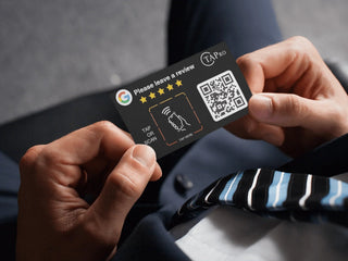 Google Review QR Code Card  | 3M NFC Chip Technology - TAPro