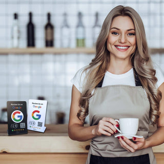 Premium Google Review Pro Stand (3-Pack) - 5x3 Retail Display