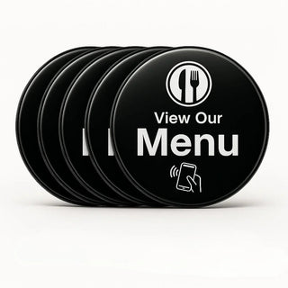 NFC Digital Restaurant Menu - Countertop One-Tap Table Sign