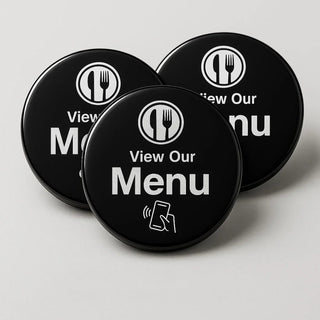 NFC Digital Restaurant Menu - Countertop One-Tap Table Sign