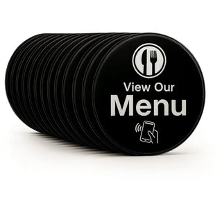 NFC Digital Restaurant Menu - Countertop One-Tap Table Sign
