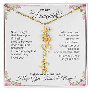 Birth Flower Necklace for Mom | Meaningful Mother's Day Gift from Daughter