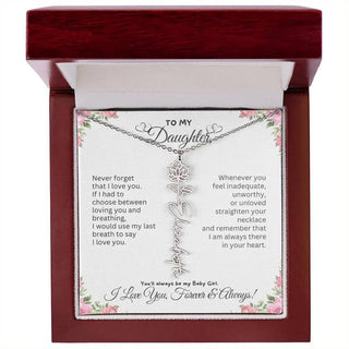 Birth Flower Necklace for Mom | Meaningful Mother's Day Gift from Daughter