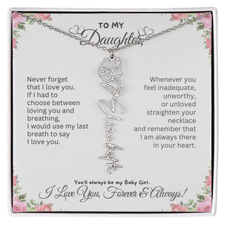 Birth Flower Necklace for Mom | Meaningful Mother's Day Gift from Daughter