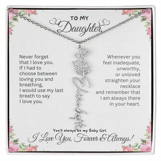 Birth Flower Necklace for Mom | Meaningful Mother's Day Gift from Daughter