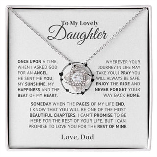 Dad's Love Necklace for Daughter
