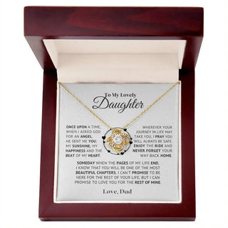 Dad's Love Necklace for Daughter