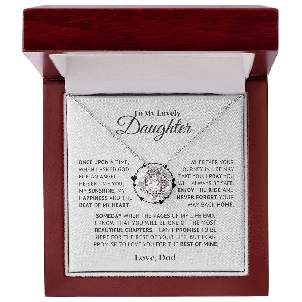 Dad's Love Necklace for Daughter
