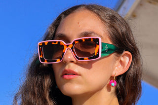 Deco Glam Medallion Oval Hoops
